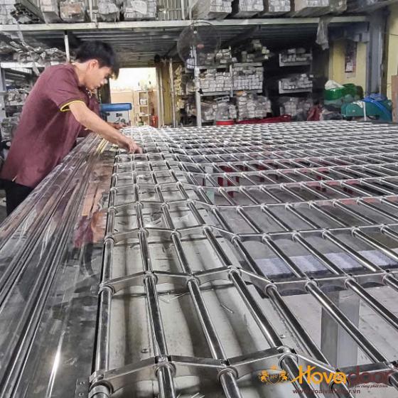 CỬA CUỐN LƯỚI SONG NGANG INOX 304